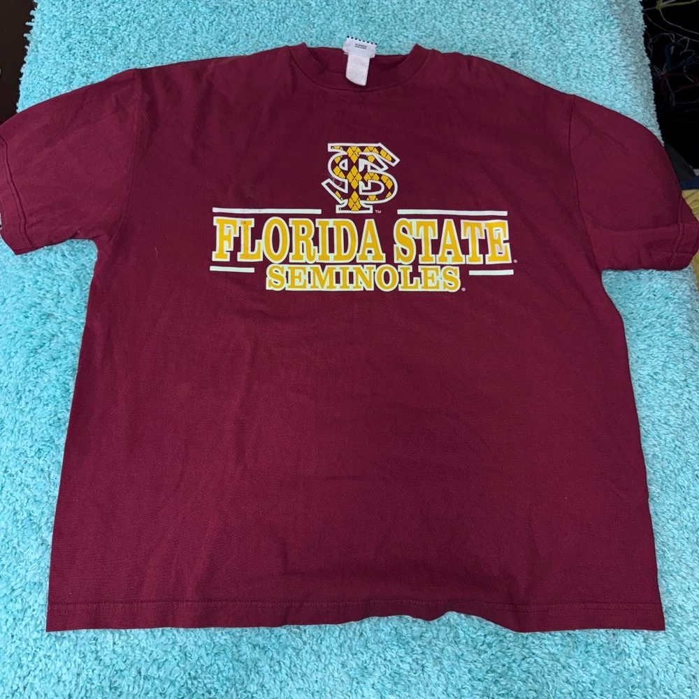 Vintage Florida State Seminoles Foot Locker Maroon T Shirt Mens Size Medium